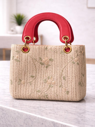 Roselle Woven Mini Bag