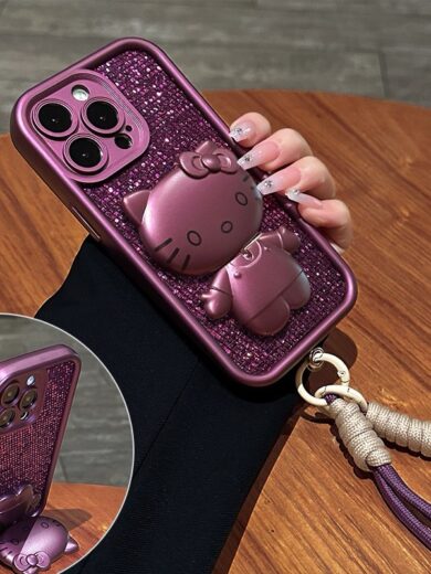 Rotating Cat Mirror Phonecase (preorder)