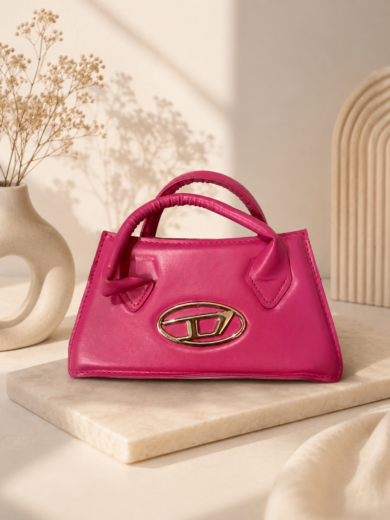 Pink Onxy Frame Tote