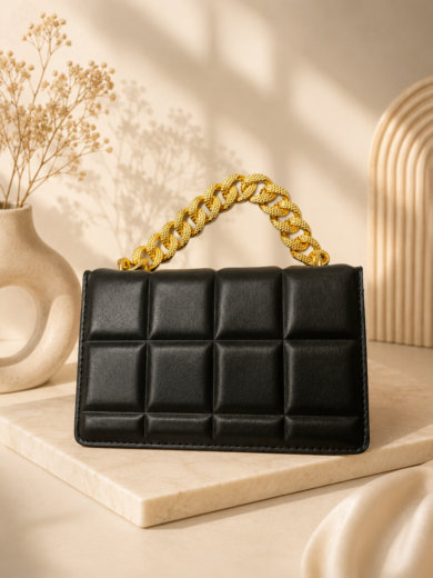 Black Sage Luxe Handbag