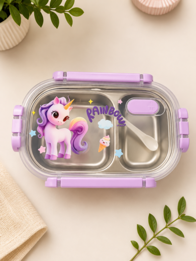 Rainbow Stainless Steel Bento Lunch Box