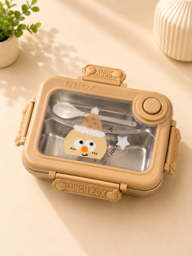 Snowy Stainless Steel Bento Lunch Box