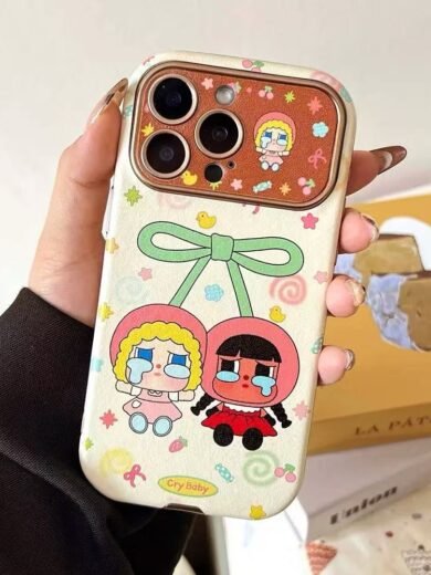 Crying for Love Cherry iPhone Case